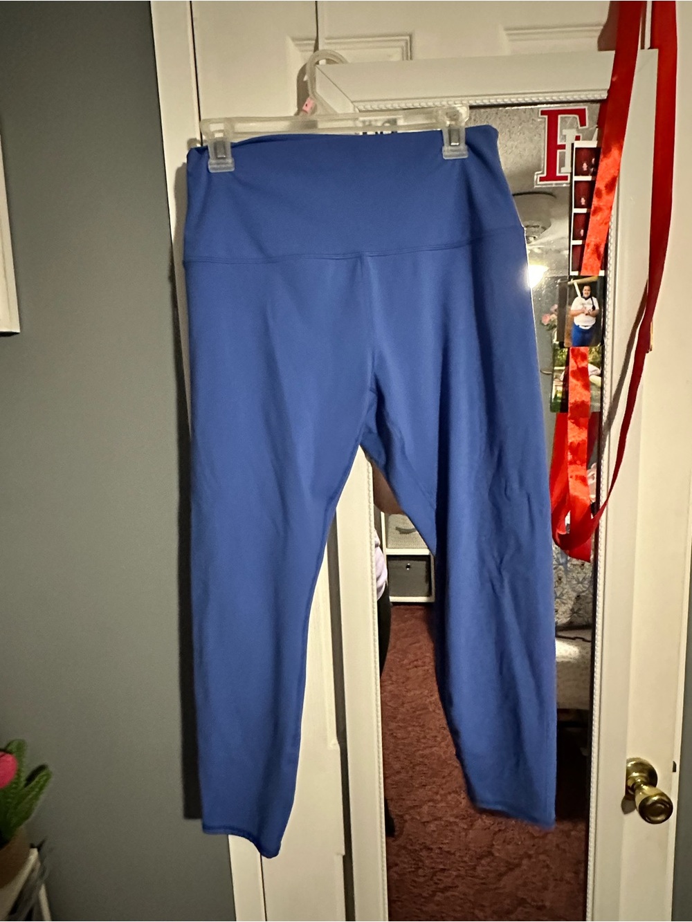 RBX Blue High-Waist Women's Active Leggings